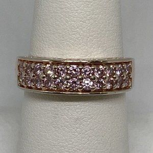 925 STERLING SILVER RING WITH CZ  SIZE 7.5